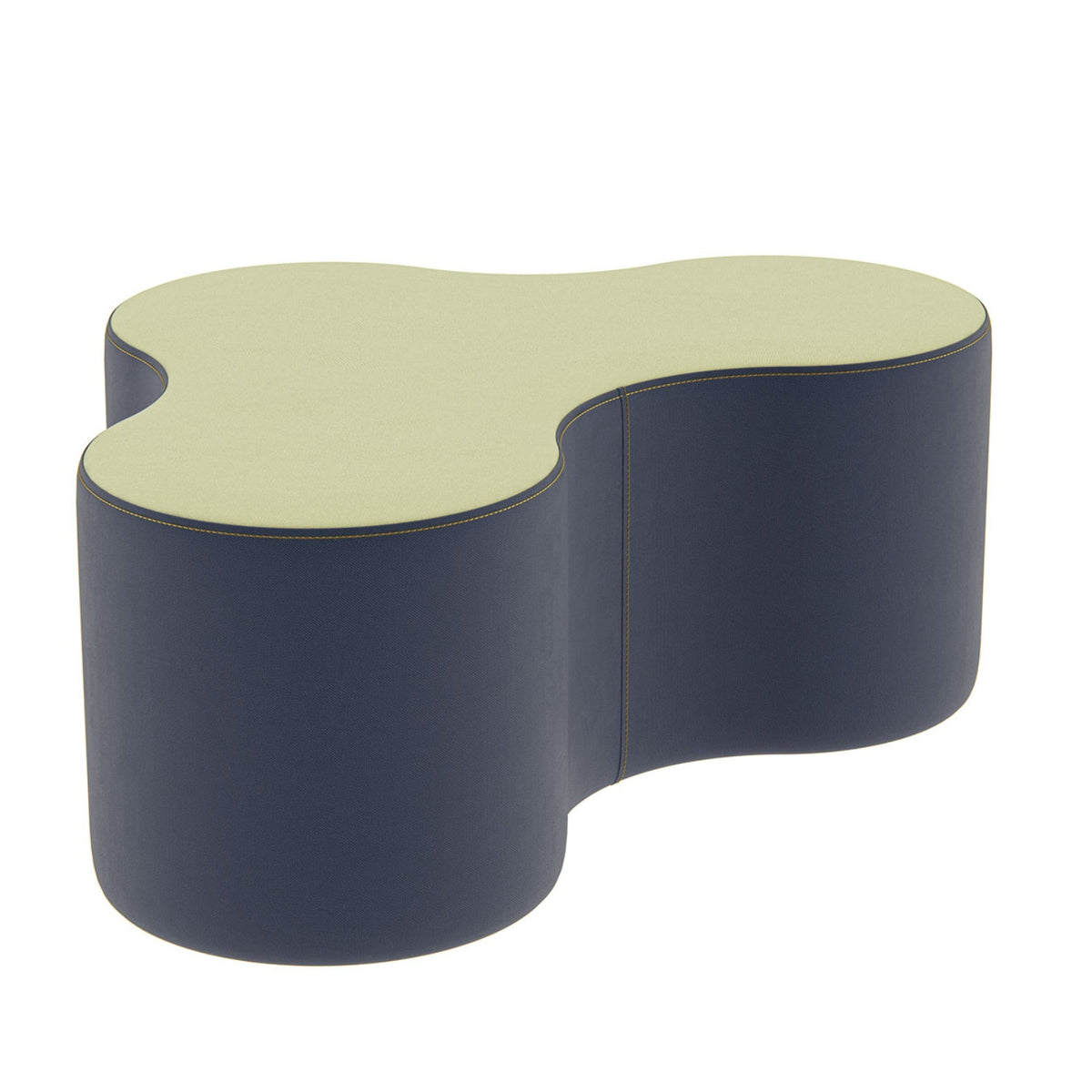 Fomcore Bench Series Amoeba with 100% ALL-FOAM CORE, Antibacterial Vinyl Upholstery, LIFETIME WARRANTY, FREE SHIPPING