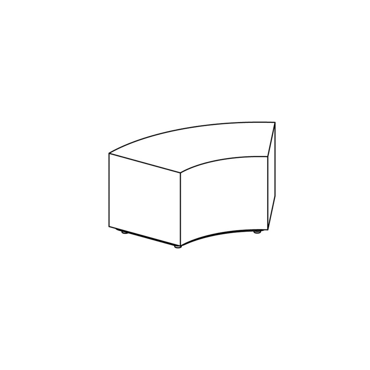 Fomcore Bench Series ARC 60 with 100% ALL-FOAM CORE, Antibacterial Vinyl Seat with Patterned Vinyl Sides, LIFETIME WARRANTY, FREE SHIPPING