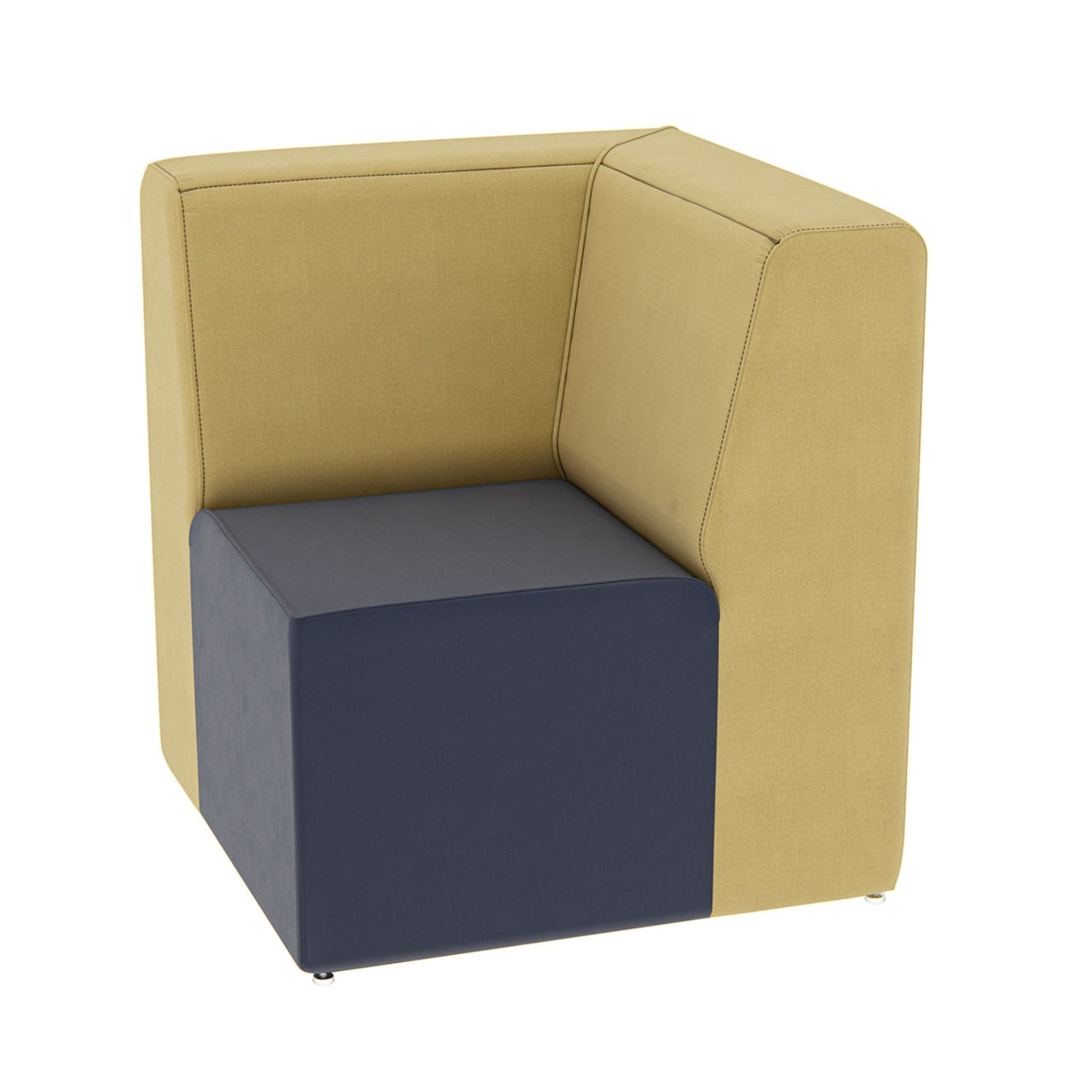 Fomcore Armless Series Linear Corner with 100% ALL-FOAM CORE, Antibacterial Vinyl Upholstery, LIFETIME WARRANTY, FREE SHIPPING