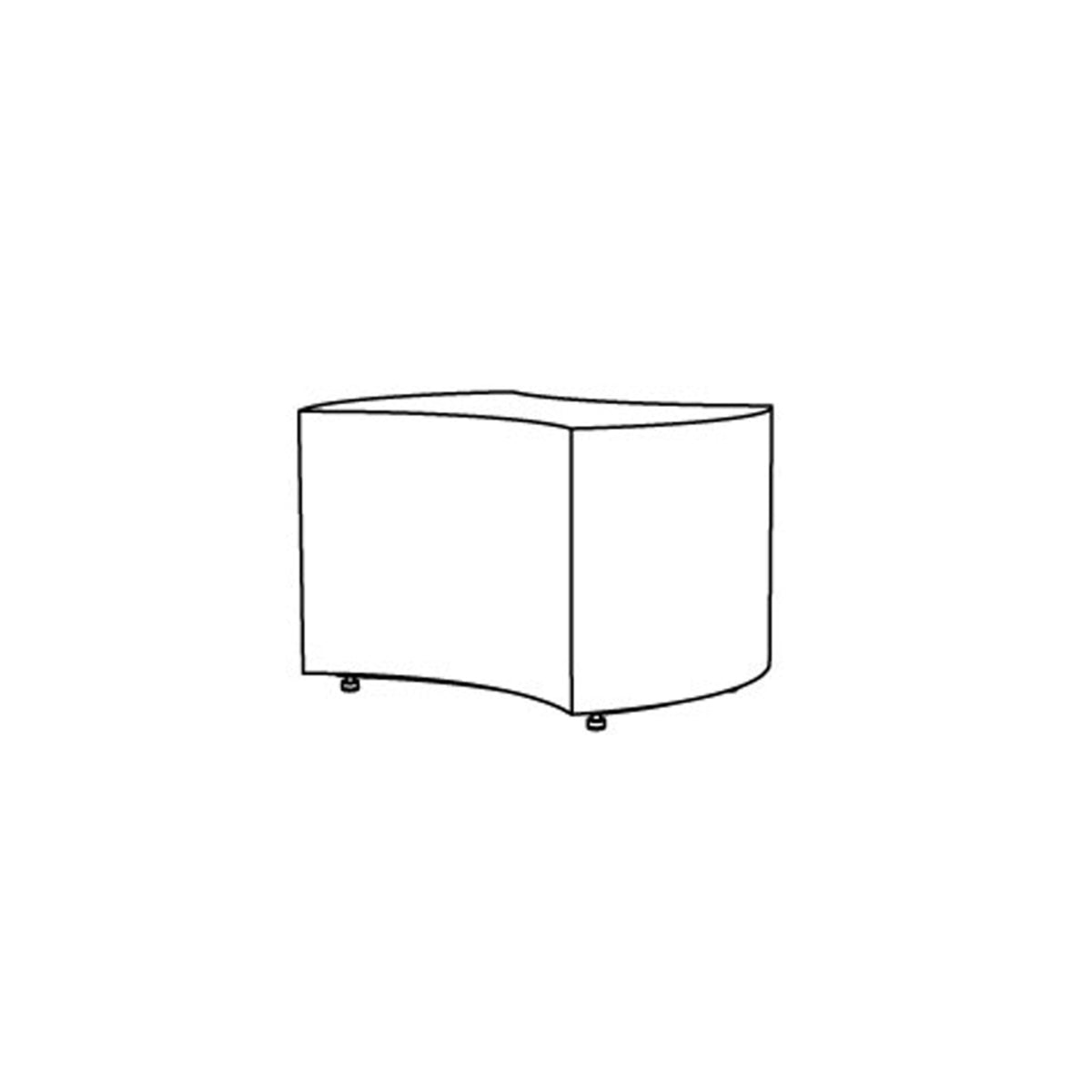 Fomcore Bench Series Bowtie with 100% ALL-FOAM CORE, Antibacterial Vinyl Upholstery, LIFETIME WARRANTY, FREE SHIPPING