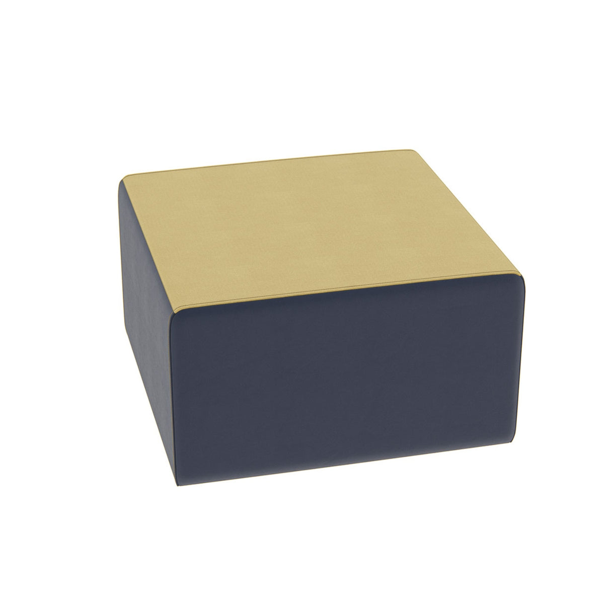 Fomcore Armless Series Linear Corner Ottoman, 100% ALL-FOAM CORE, Antibacterial Vinyl Seat, Patterned Vinyl Sides, LIFETIME WARRANTY, FREE SHIPPING