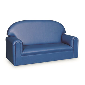 Brand New World "Just Like Home" Infant Toddler Sofa, Blue Premium Vinyl Upholstery