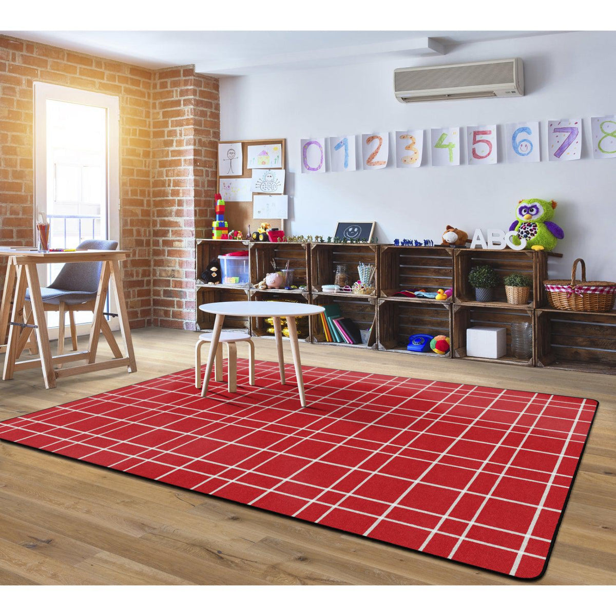 Red Check Rugs