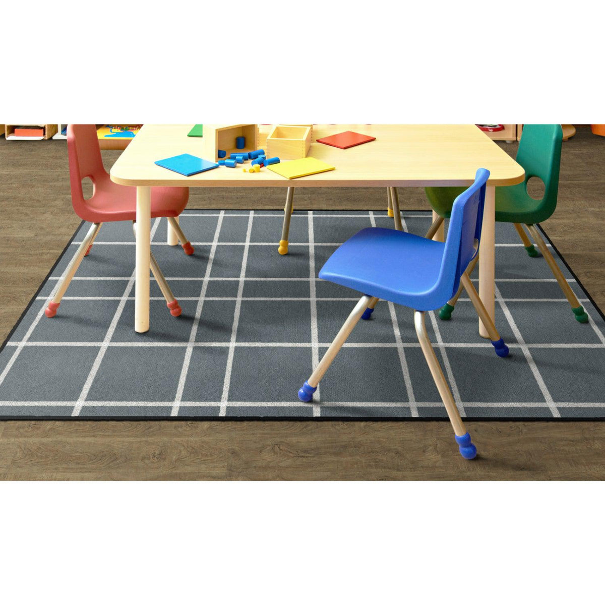 Gray Check Rugs