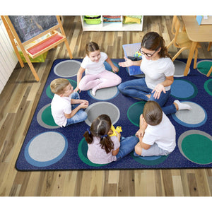 Sitting Spots Cool Rugs, Rectangular