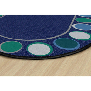Sitting Spots Cool Rugs, Oval