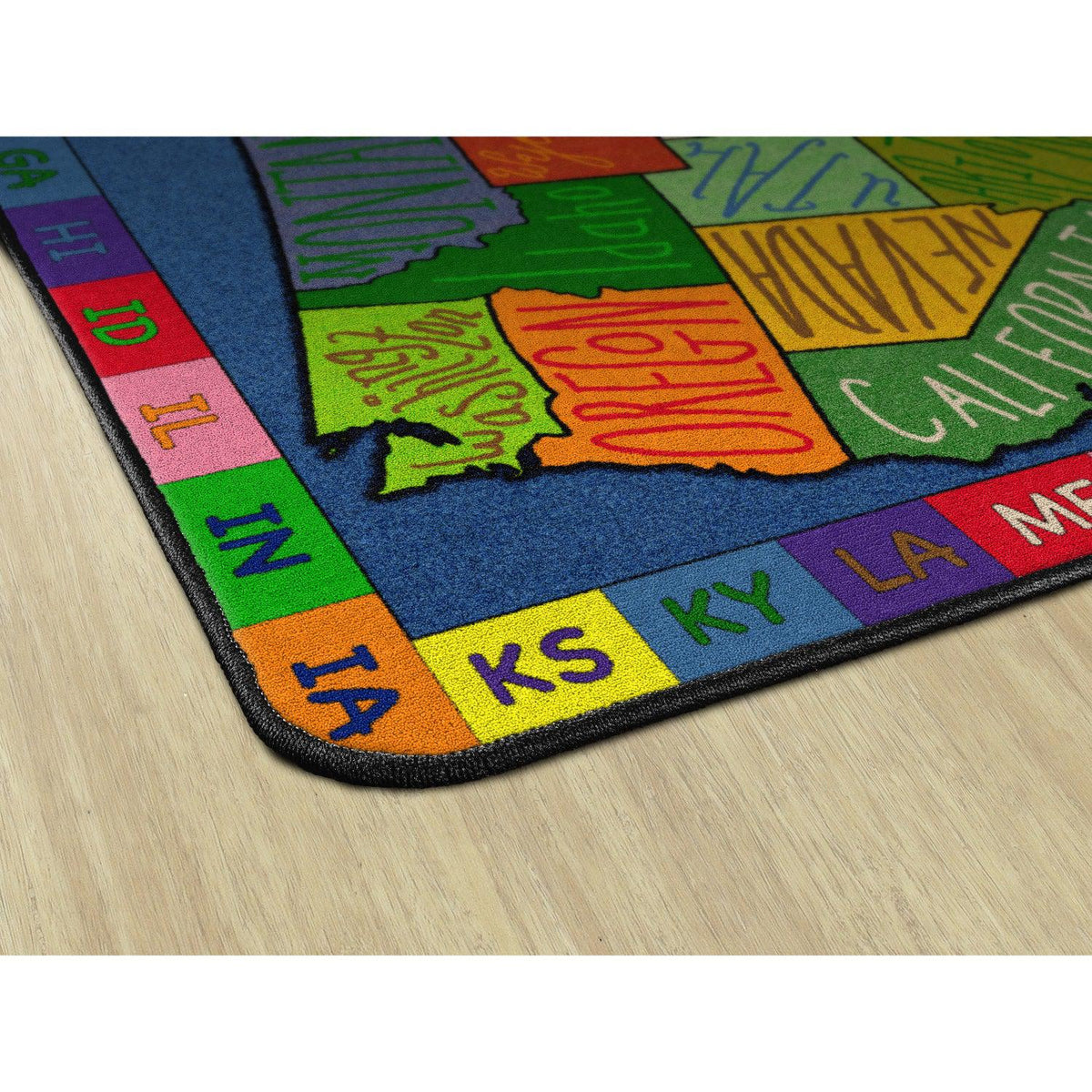 My America Doodle Map Rugs