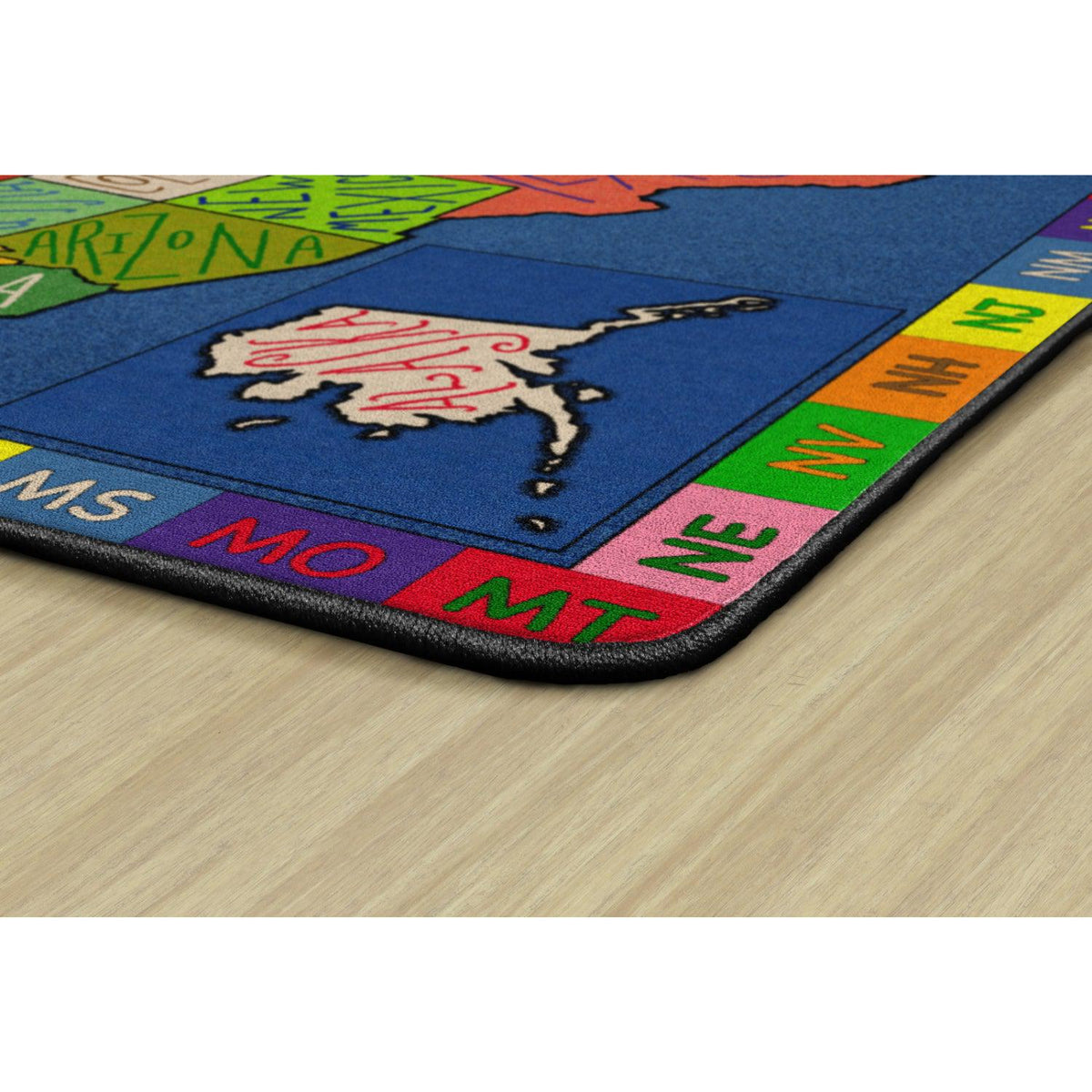 My America Doodle Map Rugs