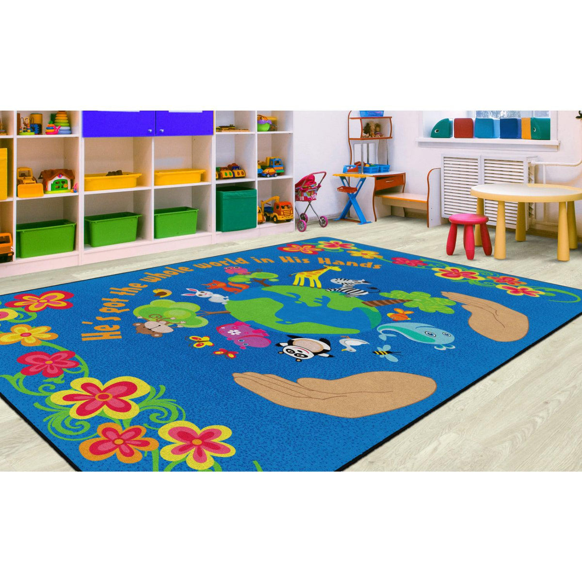 He's Got The Whole World In His Hands Rugs