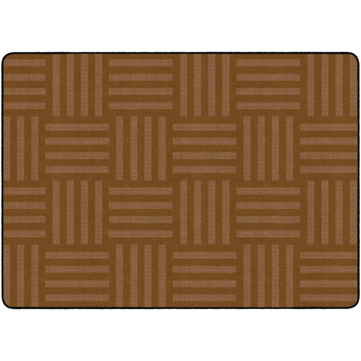 Hashtag Tone on Tone Textures Rug, 6' x 8'4" Rectangle, Seats 24