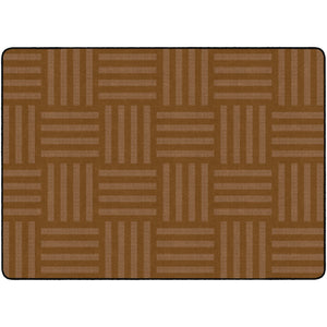 Hashtag Tone on Tone Textures Rug, 6' x 8'4" Rectangle, Seats 24