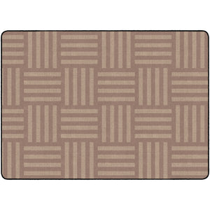 Hashtag Tone on Tone Textures Rug, 6' x 8'4" Rectangle, Seats 24