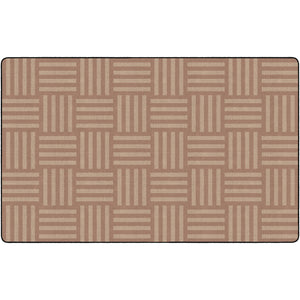 Hashtag Tone on Tone Textures Rug, 7' 6" x 12' Rectangle, Seats 30