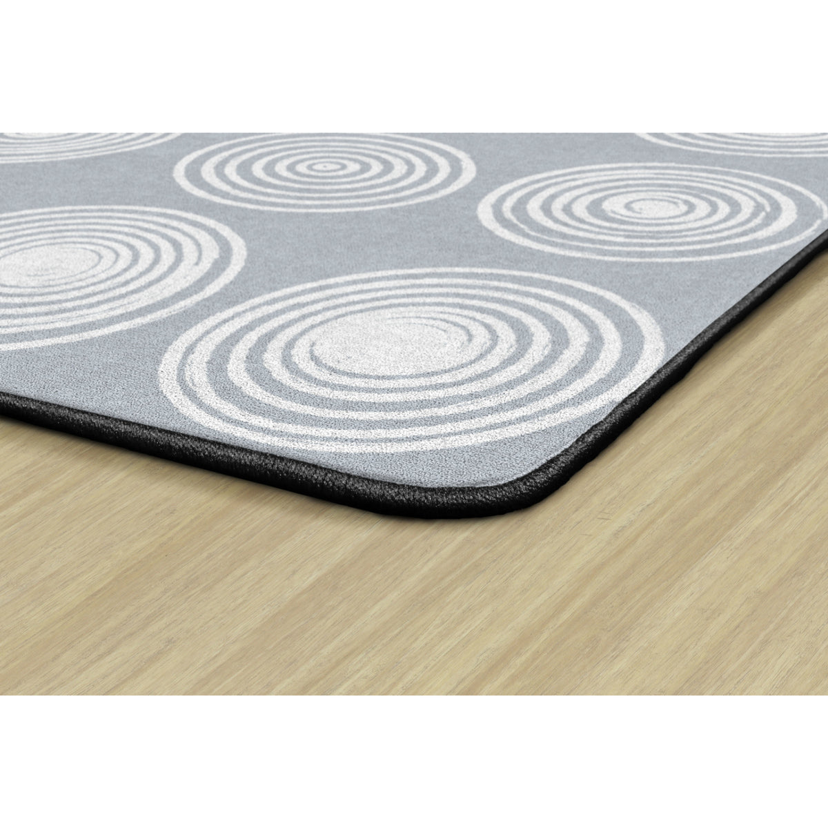 Circles Grey & White Rugs