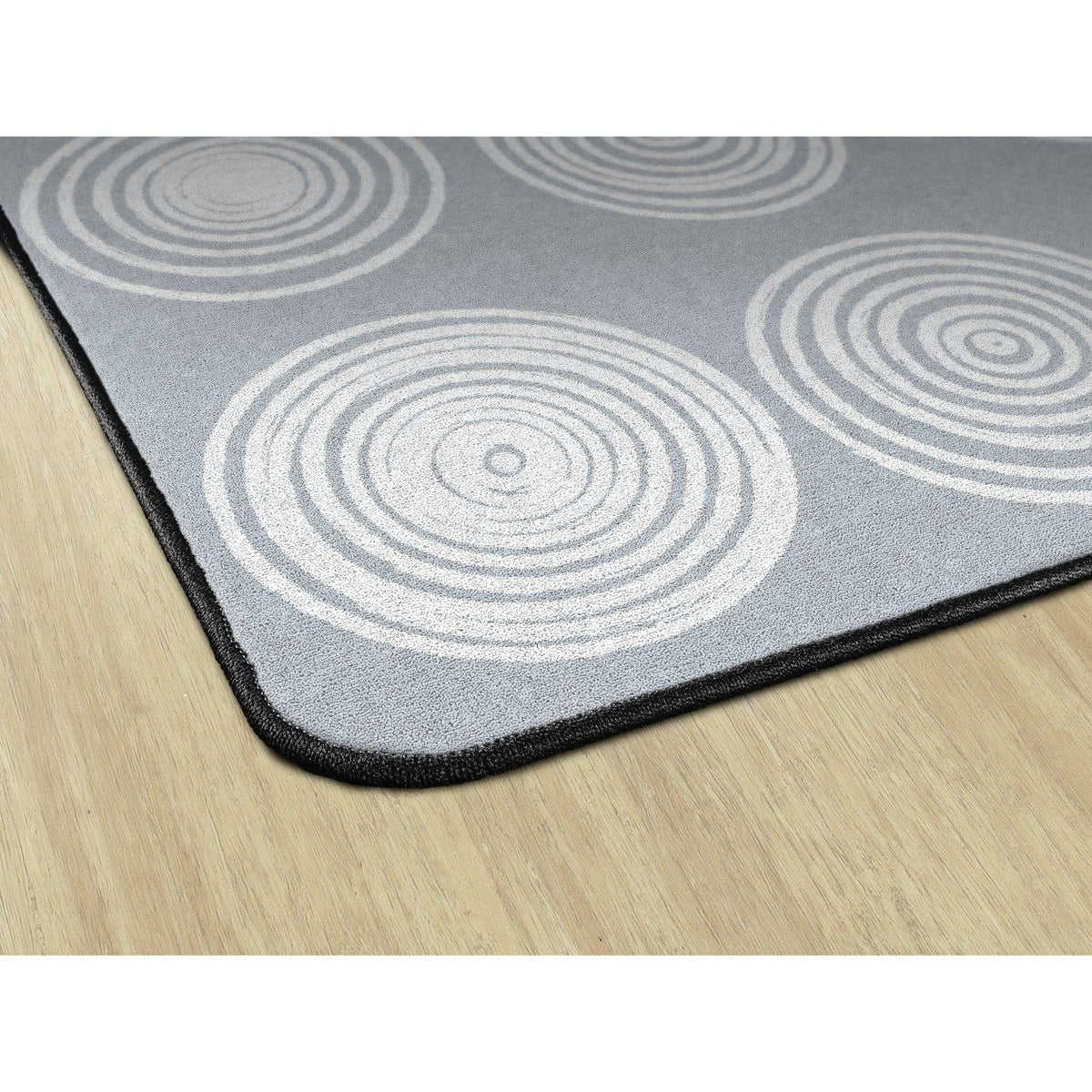 Circles Grey & White Rugs