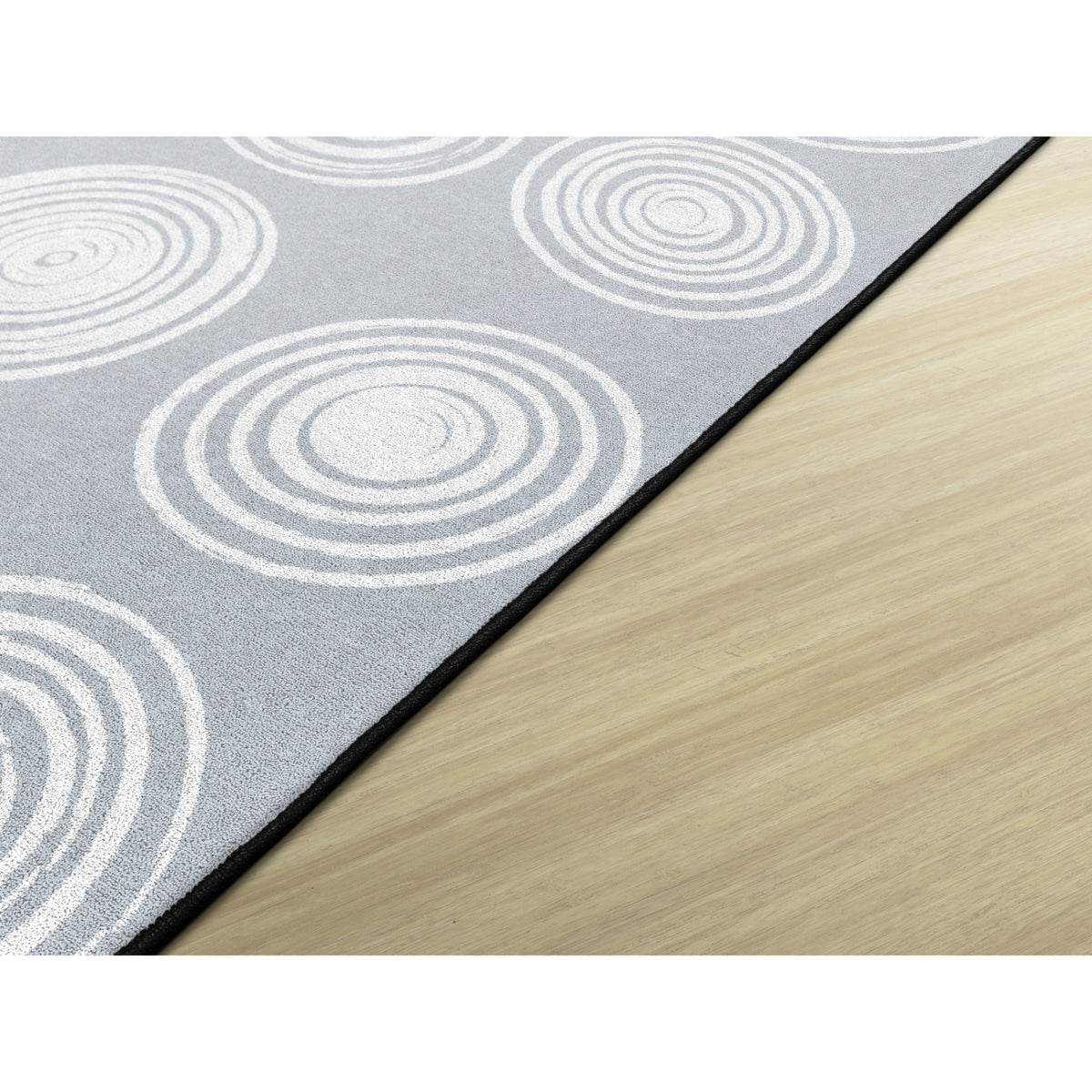Circles Grey & White Rugs