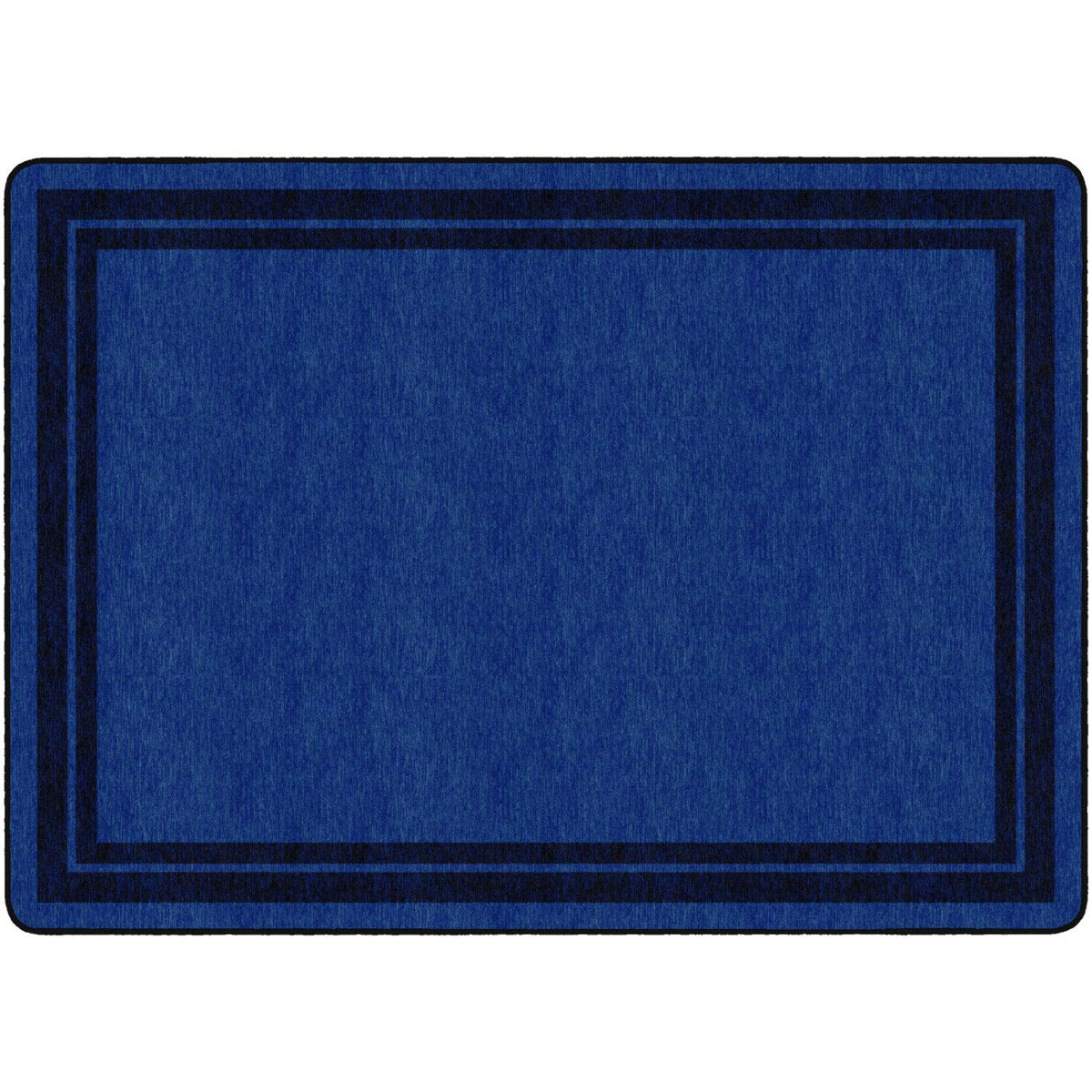 Flagship Carpets Tone-on-Tone Double Border Rug, 6' x 8'4" Rectangle