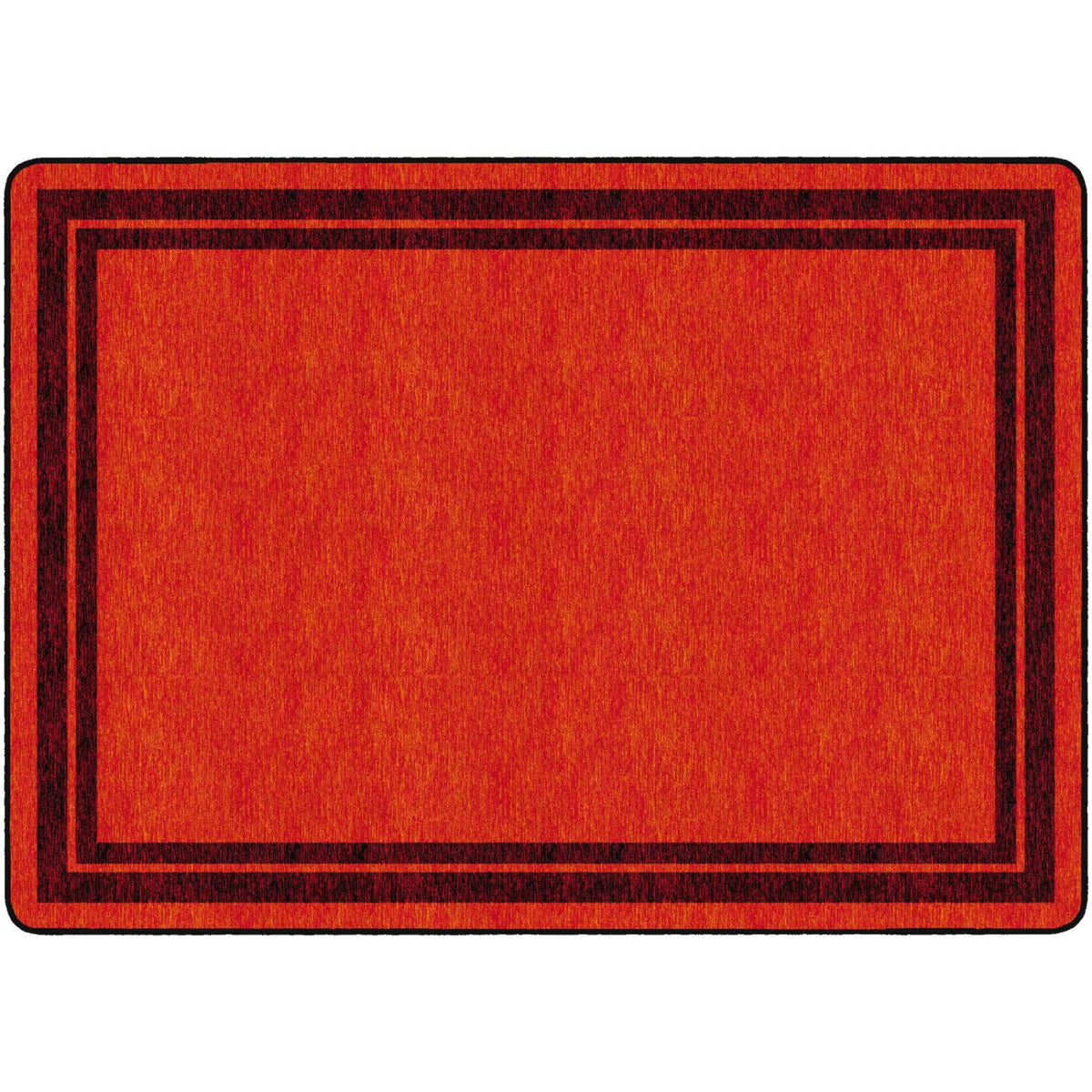 Flagship Carpets Tone-on-Tone Double Border Rug, 6' x 8'4" Rectangle