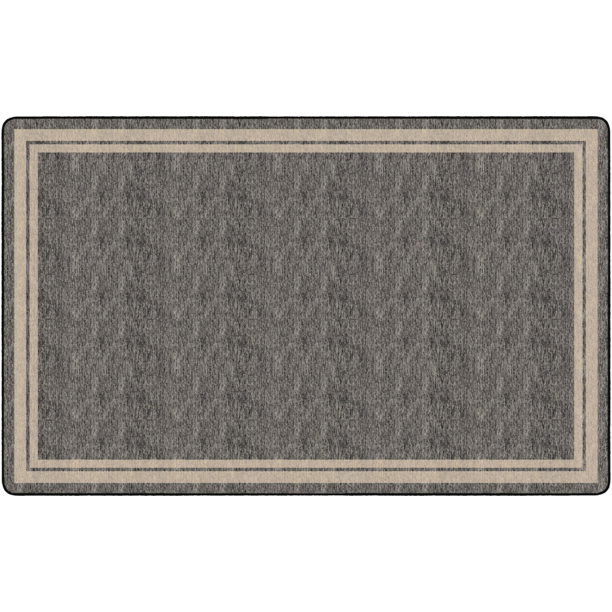 Flagship Carpets Tone-on-Tone Double Border Rug, 7'6" x 12' Rectangle