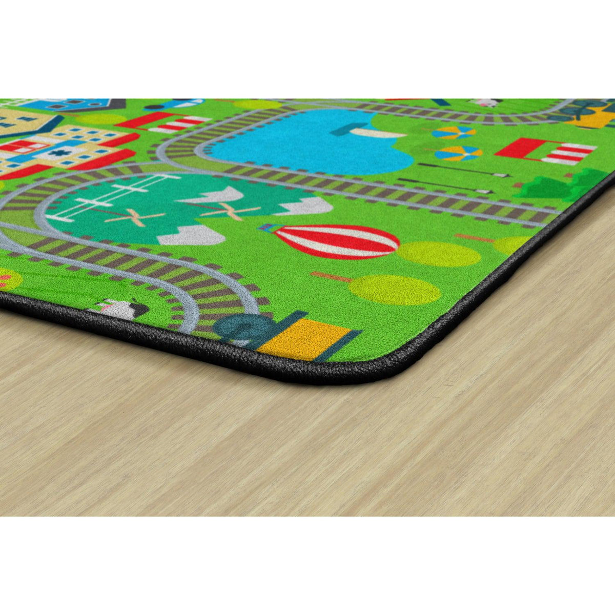 Ariva Train Rug Train Ride Rugs - NextGen Furniture, Inc.