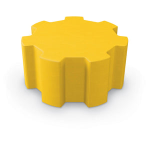 Tinker All Foam Soft Seating, Medium Wheel Ottoman