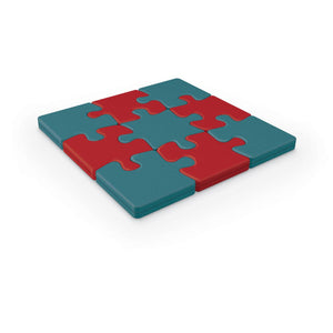 Tinker All Foam Soft Seating Puzzle Piece Set of 9, Floor Pad