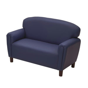 Brand New World "Just Like Home" Prechool Sofa, Deep Blue Enviro-Child Upholstery