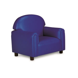 Brand New World "Just Like Home" Prechool Chair, Blue Premium Vinyl Upholstery