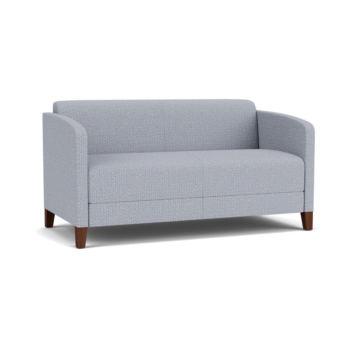 Fremont Collection Reception Seating, Loveseat, Designer Fabric Upholstery, FREE SHIPPING