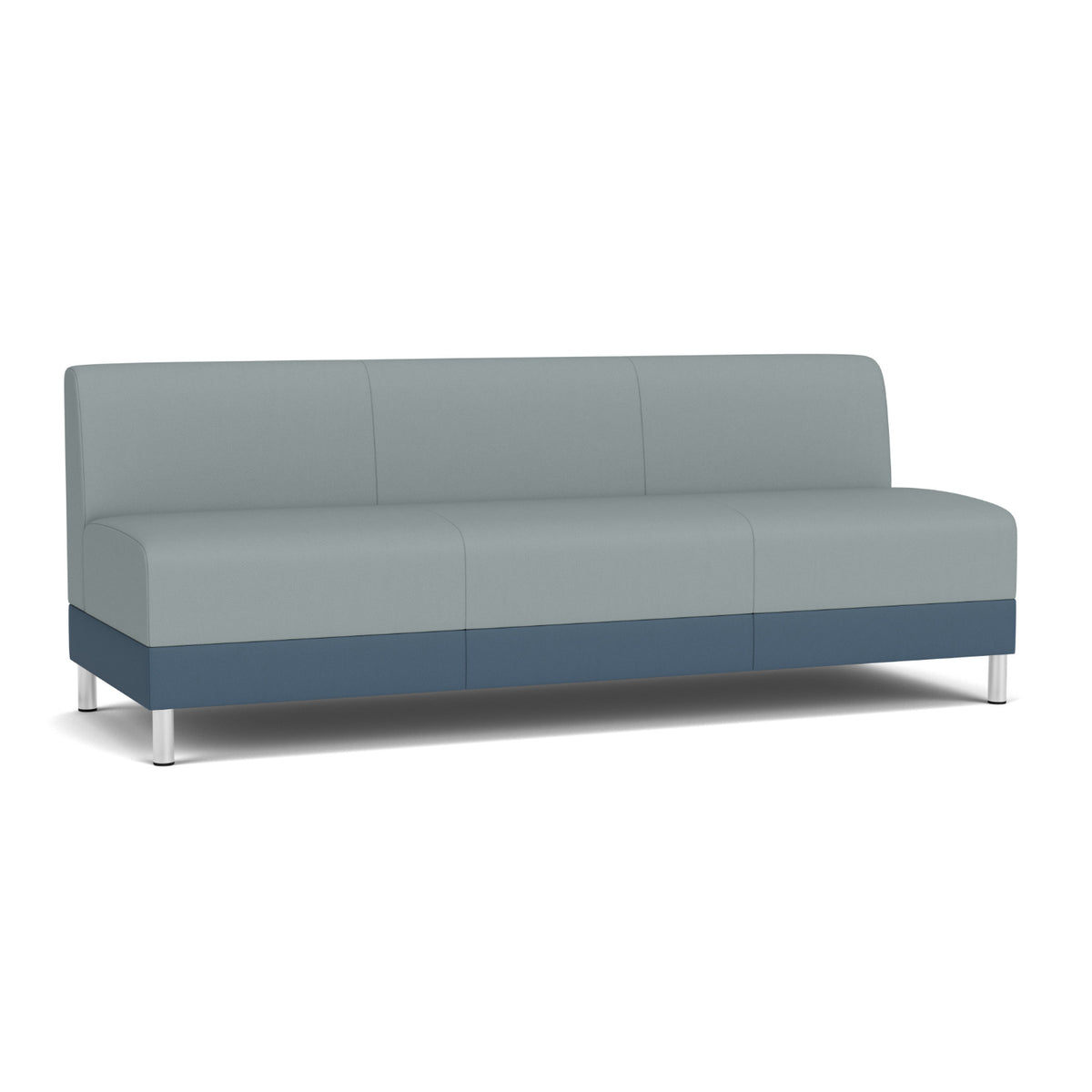 Fremont Collection Reception Seating, Armless Sofa, Standard Vinyl Upholstery, FREE SHIPPING