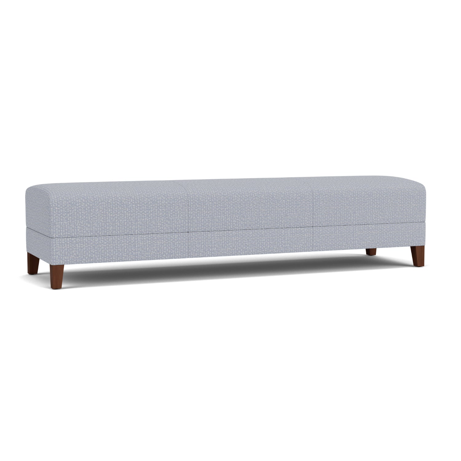 Fremont Collection Reception Seating, 3 Seat Bench, Designer Fabric Upholstery, FREE SHIPPING