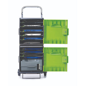 Tech Tub2 Trolley for Large Adapters, Holds 10 Devices