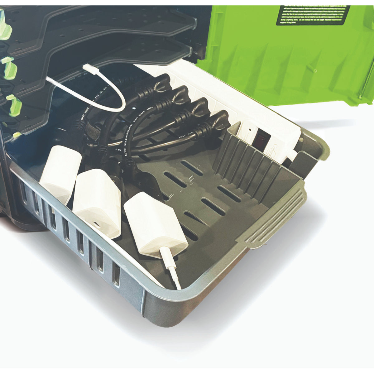 Copernicus Tech Tub2® for Large Adapters, Holds 6 Devices