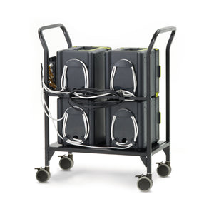 Tech Tub2® Modular Cart for Large Adapters, Holds 24 Devices