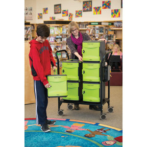 Tech Tub2® Modular Cart with 10 Port Hub (*for iPads® with USB-A ports), Holds 32 Devices