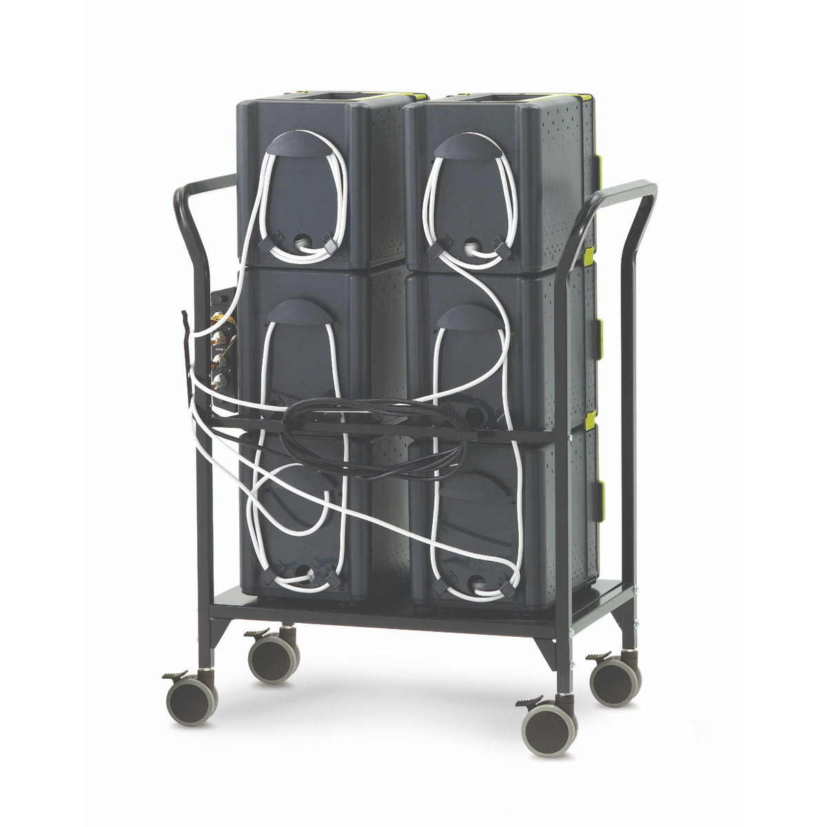 Mobius Container Cart Copernicus Tech Tub2® Modular Cart for Large Adapters, Holds 32 Device ...