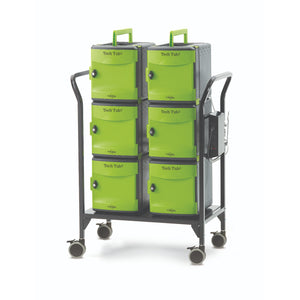 Tech Tub2® Modular Cart for Large Adapters, Holds 32 Devices