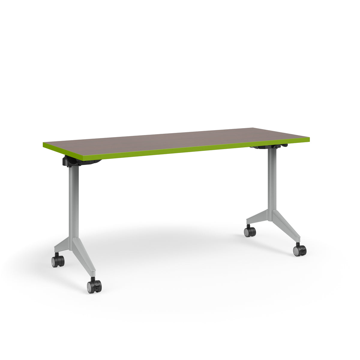 KI Pirouette Flip-Top/Nesting Rectangular Training Table, Fixed Height "T" Base (29" H), FREE SHIPPING