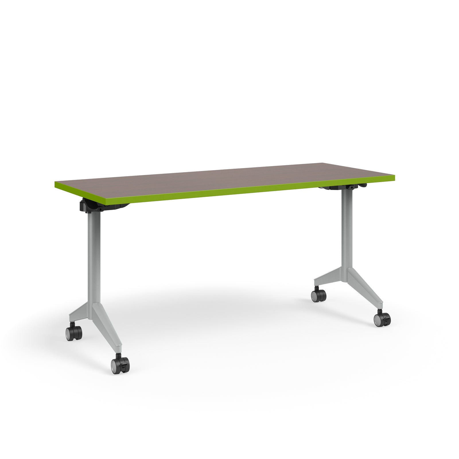 KI Pirouette Flip-Top/Nesting Rectangular Training Table, Fixed Height "T" Base (29" H), FREE SHIPPING
