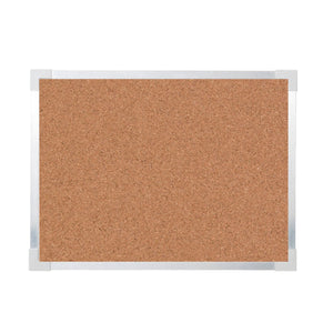 Flipside Products Cork Board, Aluminum Frame, 36" x 48"