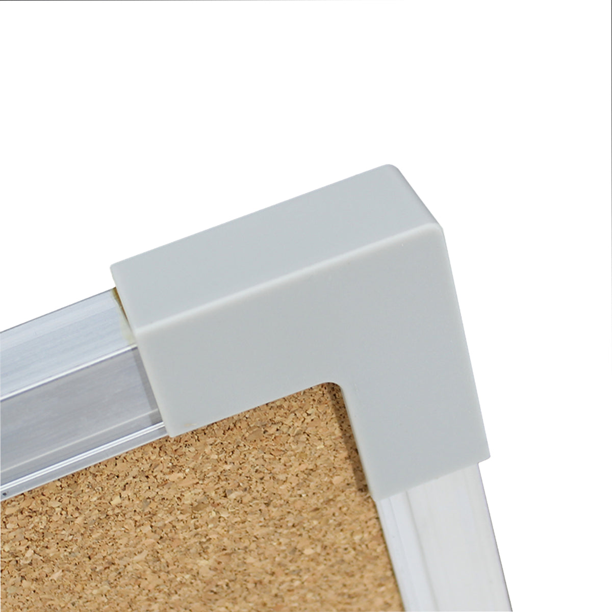 Flipside Products Cork Board, Aluminum Frame, 36" x 48"