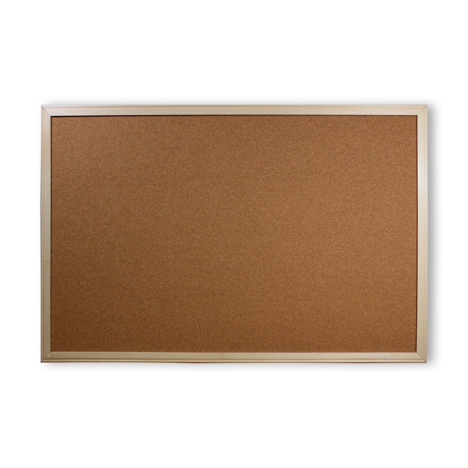 Flipside Products Cork Board, Wood Frame, 24" x 36"