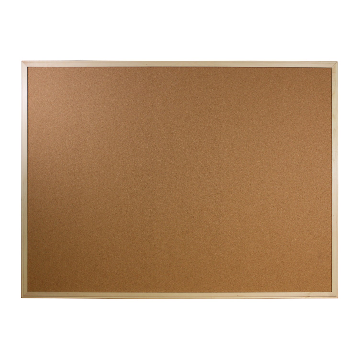 Flipside Products Cork Board, Wood Frame, 36" x 48"
