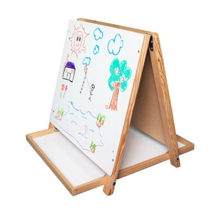 Flipside Products Table Top Easel, Dry Erase/Chalkboard