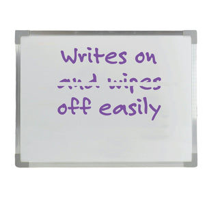 Flipside Products Dry Erase Board, Aluminum Frame, 24" x 36"