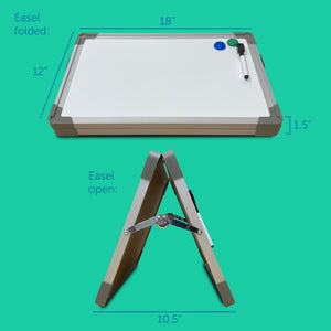 Flipside Products Desktop Easel Set, 18"W x 12"H