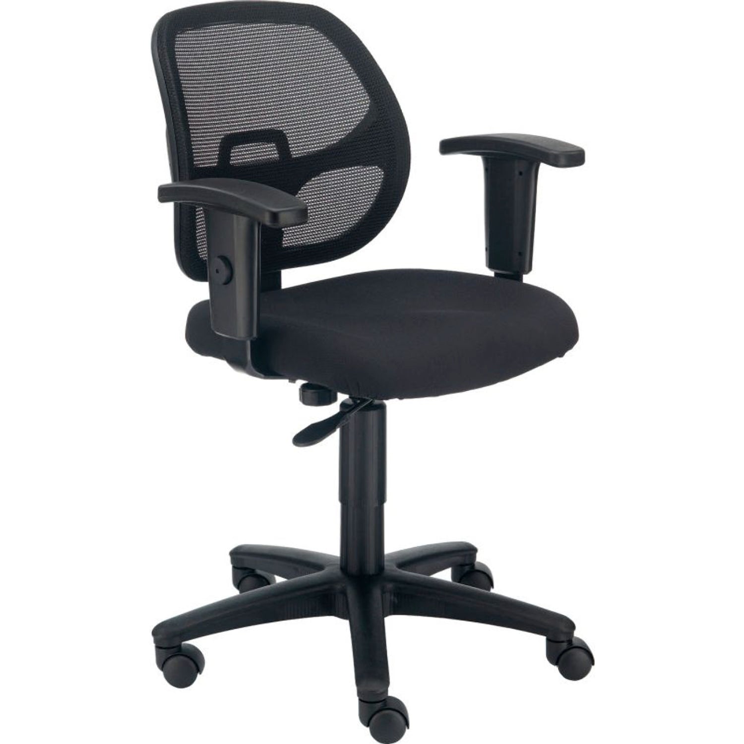 Global Industrial Mesh Back Task Chair with Arms, Fabric Seat