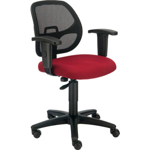 Global Industrial Mesh Back Task Chair with Arms, Fabric Seat