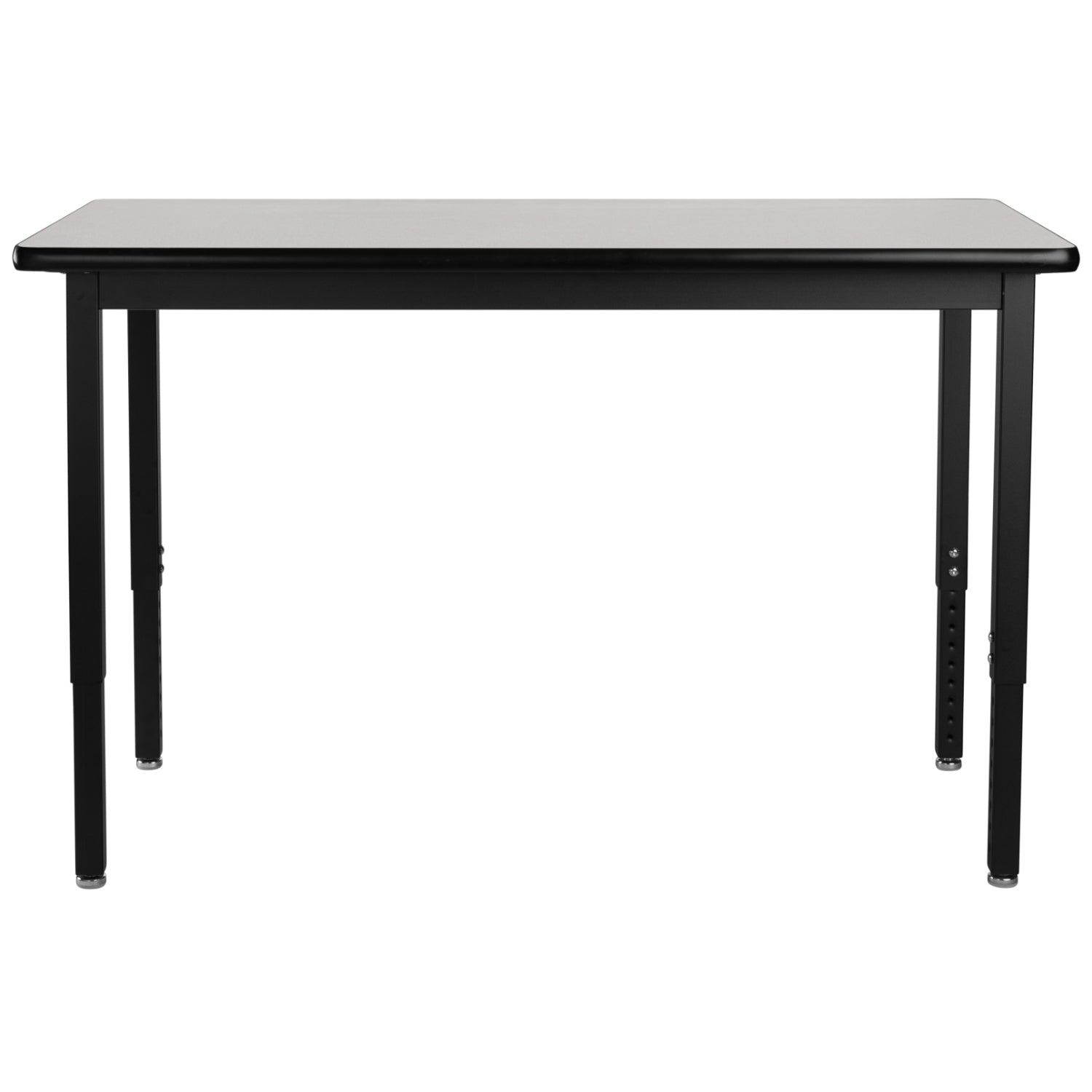Utility Table Frame Heavy-Duty Height-Adjustable Utility Table, Black Frame, 18