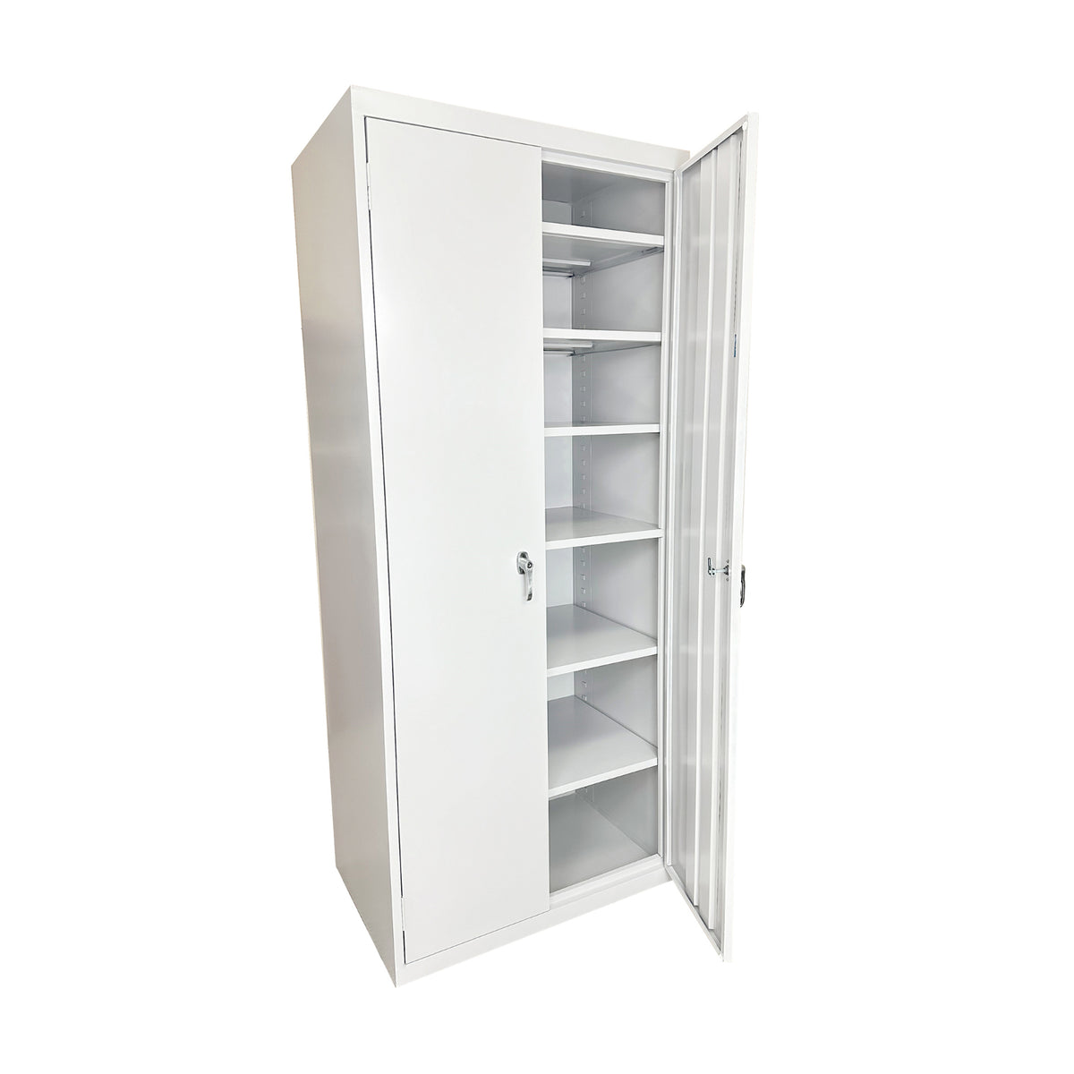 Herculite Metal Hi-Rise Storage Cabinet, 36" W x 18" D x 84" H